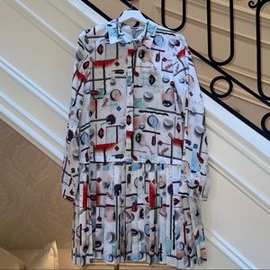 Opening Ceremony Makeup Print Dress